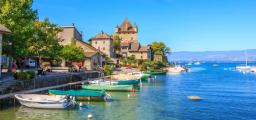 Étape 6 : Morzine - Thonon-les-Bains (50 km) - Arrivée à Thonon et début du Tour du Lac Léman à vélo